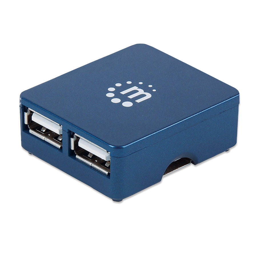 Hub USB Manhattan 160605 - 4 Puertos USB 2.0 Alta Velocidad