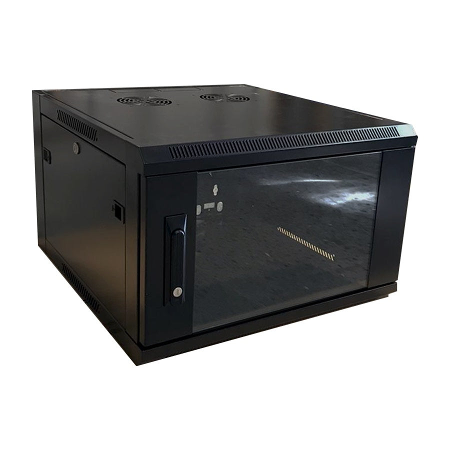 Gabinete WAM de Rack 6U Montaje en Muro 600x600mm Negro