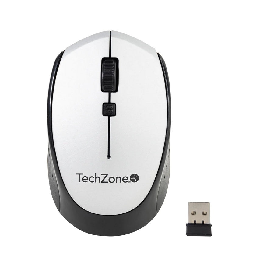 Mouse Tech Zone TZ19MOU01-INAPL Óptico Nano USB - 1600 DPI, Alcance 10M Imagen principal del producto