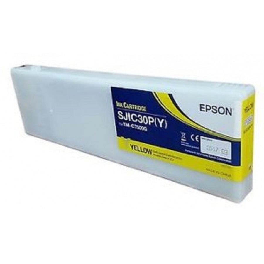 Cartucho Epson SJIC30P Amarillo para TM-7500G - Tinta Original Imagen principal del producto