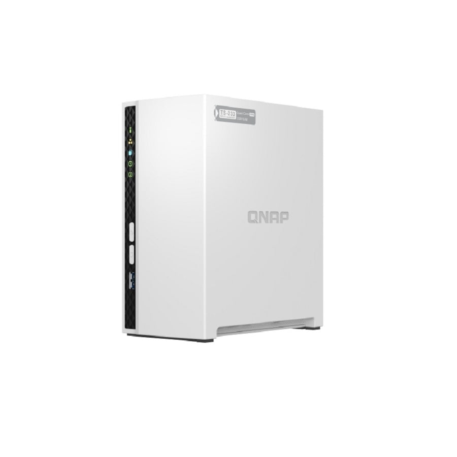 NAS QNAP TS-233 2 Bahías SATA - 2GB RAM, Procesador Cuádruple, Almacenamiento hasta 32TB Imagen secundaria del producto