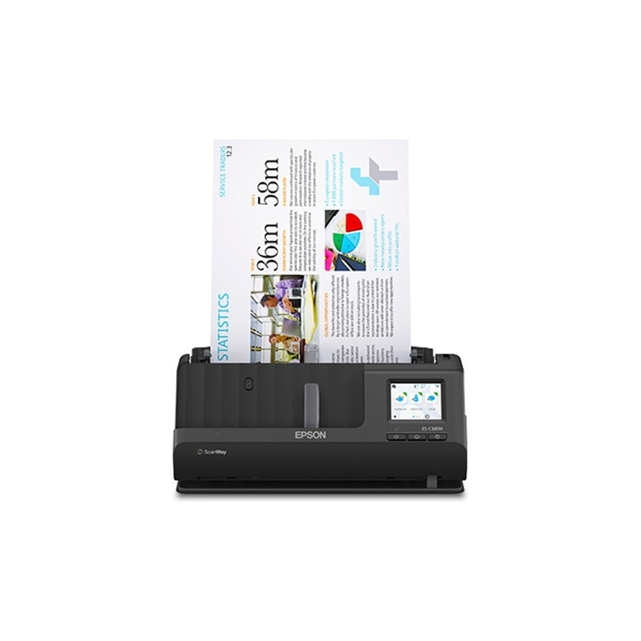 Escáner Epson WorkForce ES-C380W - 30 PPM, WiFi, Doble Faz, 600 DPI Imagen secundaria del producto