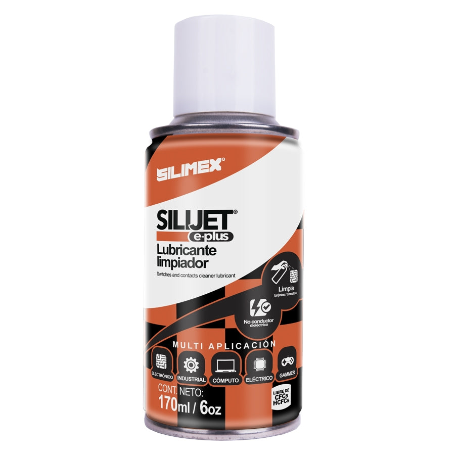 Aerosol Silijet E-Plus Silimex 170ml - Limpiador para Electrónica y Mecanismos Imagen principal del producto