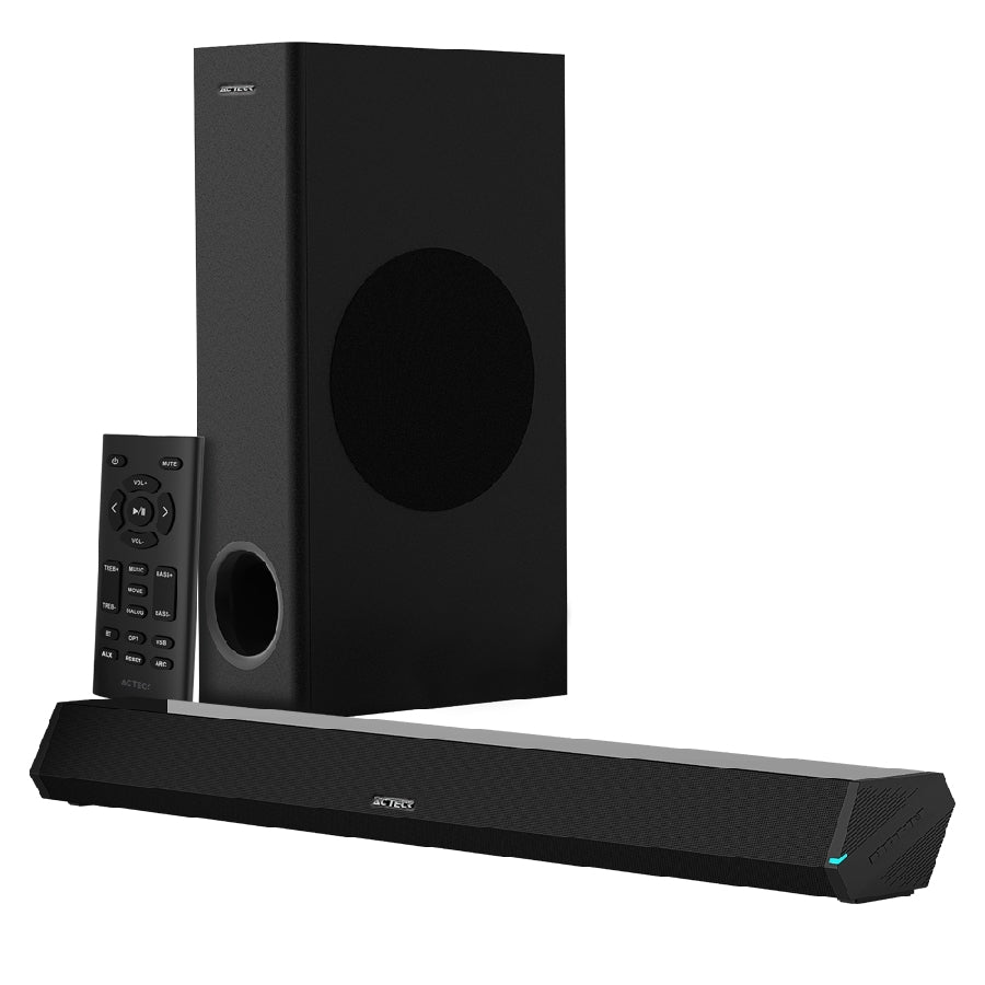 Barra de Sonido Acteck Dynamic Trim AC-935913 - 70W, Subwoofer, Bluetooth y HDMI ARC Imagen principal del producto