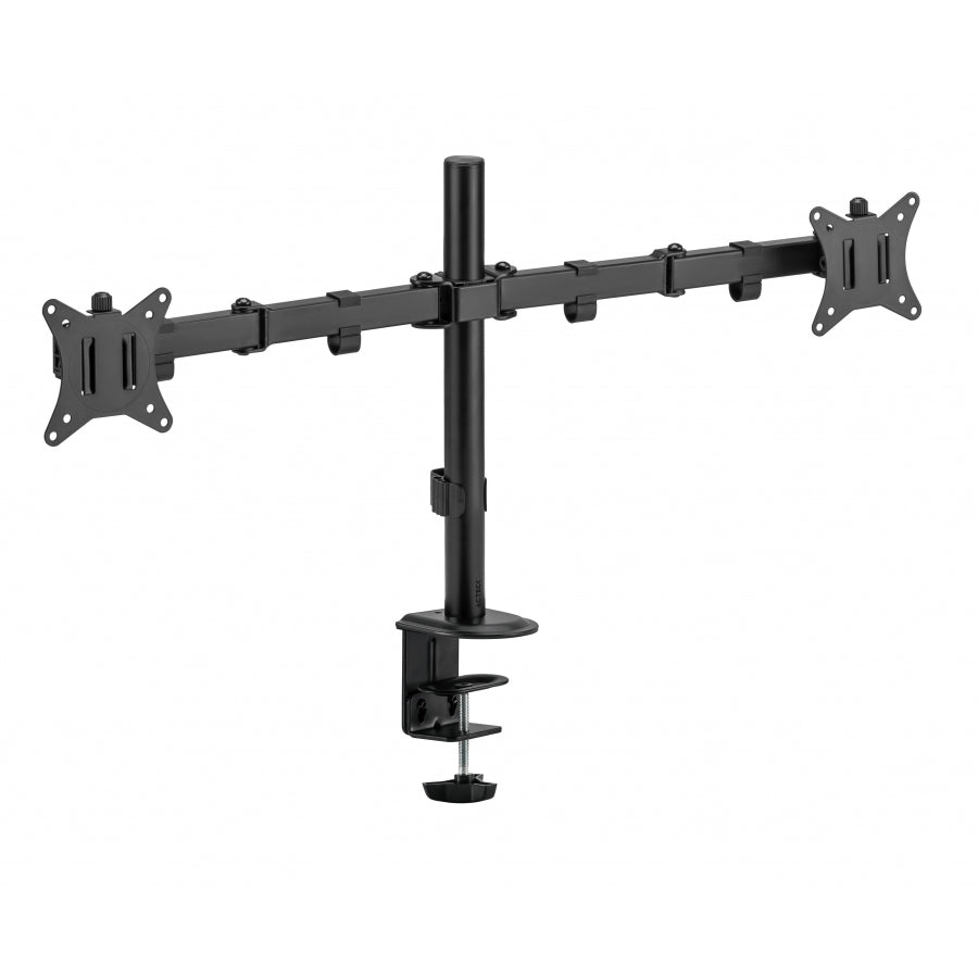 Soporte Doble para Monitor Acteck Enforce Zone SM490 - Rotación 180° y VESA Compatible