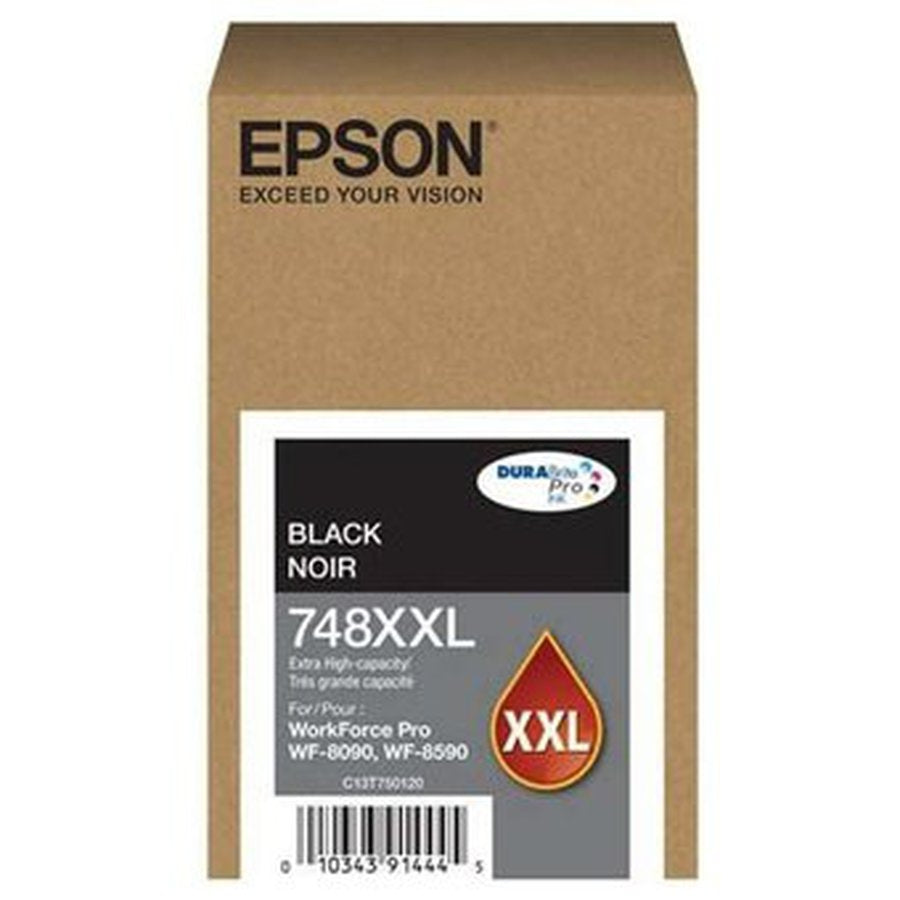 Cartucho Epson T748XXL Negro - Alta Capacidad 10,000 Páginas