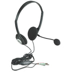 Audífono Diadema Manhattan 164429 - Micrófono Omnidireccional, Cable 2m