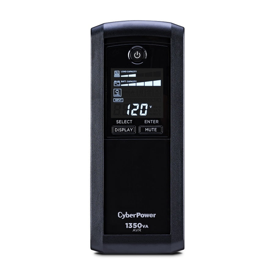 No Break CyberPower CP1350AVRLCD 1350VA - Protección 3 Años, 815W, Torre Imagen principal del producto