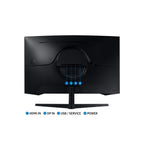 Monitor Samsung Odyssey G5 32 Pulgadas QHD Curvo 165Hz - HDMI DP Negro