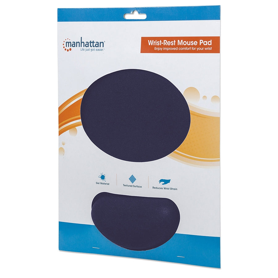 Mousepad Manhattan 434386 Gel - Azul Marino, Ergonómico y Antideslizante