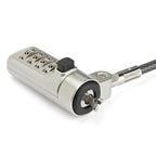 Candado de Seguridad StarTech LTLOCKNBL para Laptop - Combinación 4 Dígitos, Cable 2M