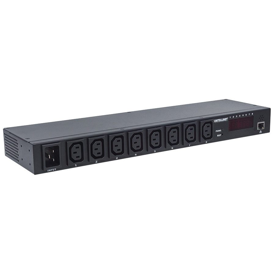 PDU Inteligente Intellinet 163682 - 8 Salidas Rack 19" 1U con Monitoreo