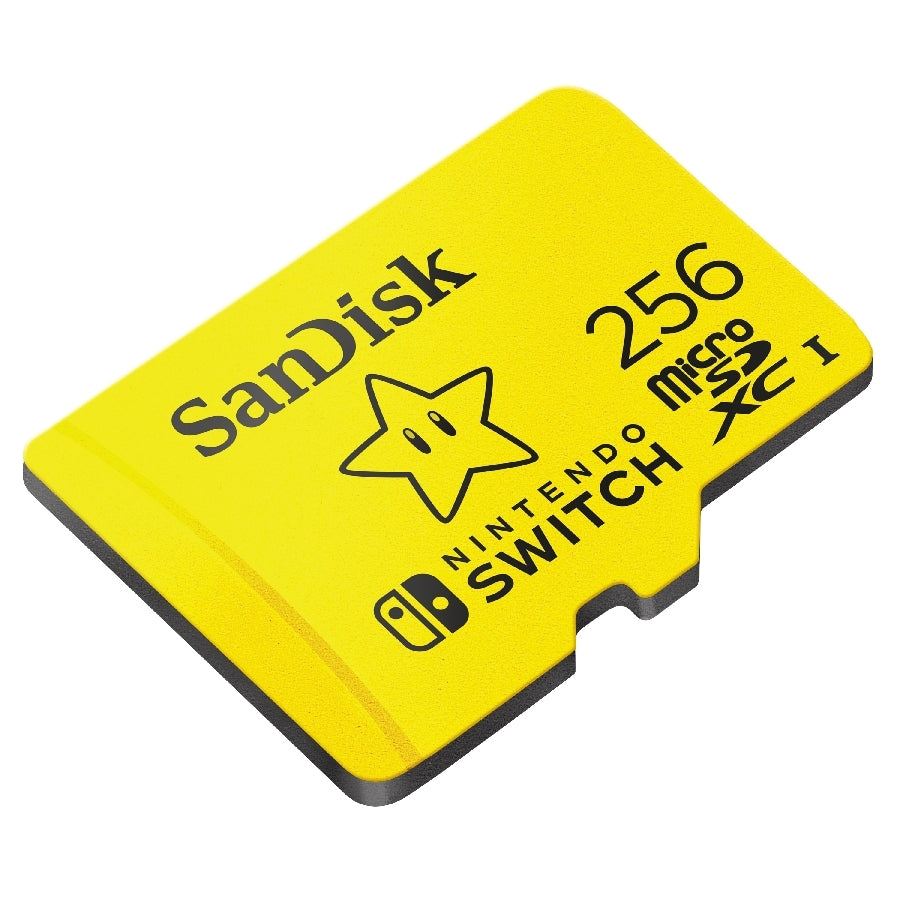 Memoria SanDisk Micro SDXC 256GB - 100MB/s, U3 V30, Nintendo Switch Imagen principal del producto
