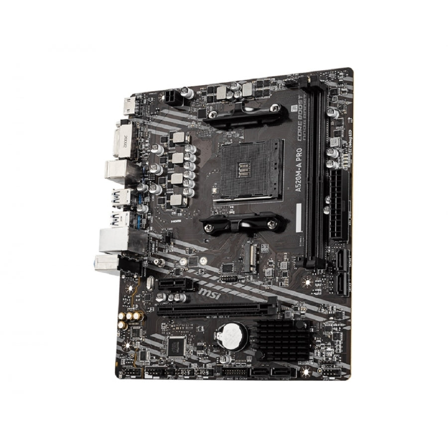 Tarjeta Madre MSI A520M-A PRO Socket AM4 - DDR4 3200MHz, Micro ATX