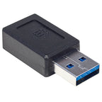 Adaptador Manhattan USB-C 354653 - USB 3.1 Tipo A a Tipo C, Negro