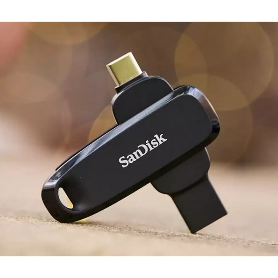 Memoria SanDisk 128GB USB 3.2 Gen1 Type-C/Type-A - Giratoria para Android