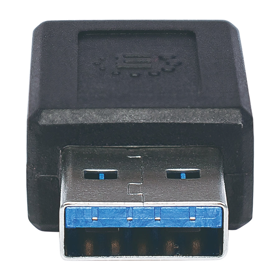 Adaptador Manhattan USB-C 354653 - USB 3.1 Tipo A a Tipo C, Negro