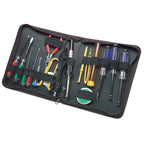 Kit de Herramientas Manhattan 530071 - 17 Piezas para Electrónica y Soldadura
