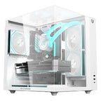 Gabinete Gamer Balam Rush Tank Majestic 6600 - Media Torre ATX, Triple Cristal Templado, 3 Ventiladores ARGB