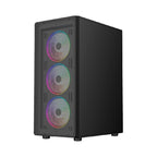 Gabinete Balam Rush Dragonfly GM590 Media Torre ATX - Cristal Templado RGB