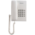 Teléfono Panasonic KX-TS500MEW Alámbrico Analógico - Control de Volumen 4 Niveles