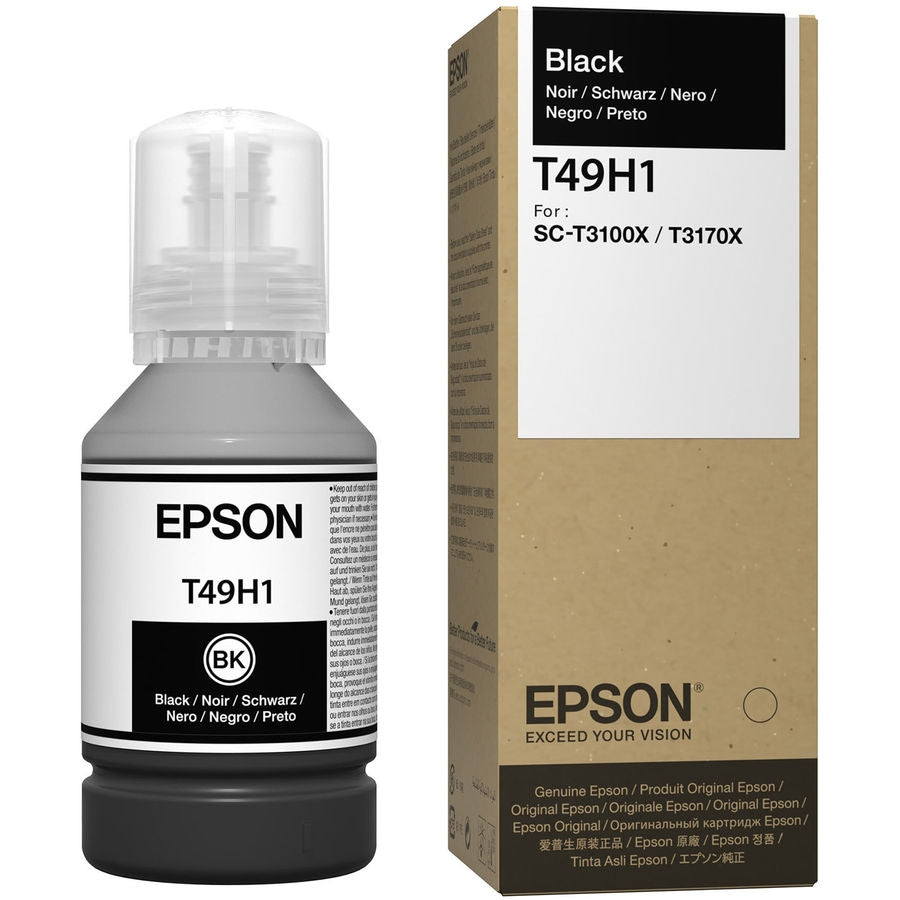 Cartucho Epson T49H Negro 140 ML - Para Plotter T3170X