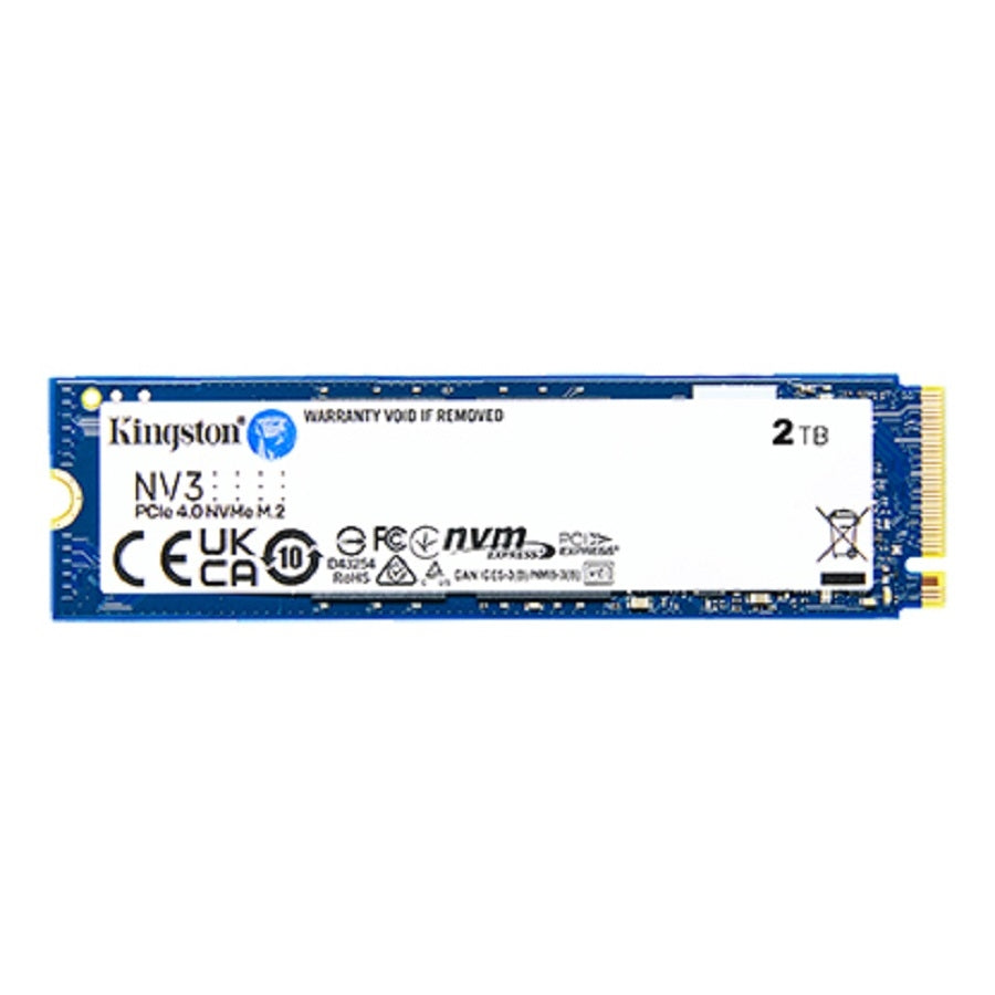 SSD Kingston NV3 2TB M.2 NVMe PCIe Gen 4 - 6000 MB/s Lectura