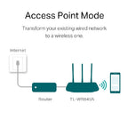 Router TP-Link TL-WR845N 300Mbps WiFi 802.11N - 3 Antenas, Cobertura 2 Dormitorios