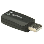 Convertidor USB Manhattan 150859 - Tarjeta de Sonido 5.1 Virtual
