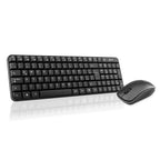 Combo Teclado y Mouse Inalámbrico Ghia GT4000BB - Receptor USB, Negro