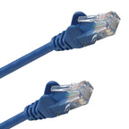 Cable Patch Intellinet Cat 5e 0.5m RJ45 - Certificado 350 MHz Azul