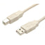 Cable USB 2.0 StarTech 1.8M Tipo-A a Tipo-B para Impresora Beige