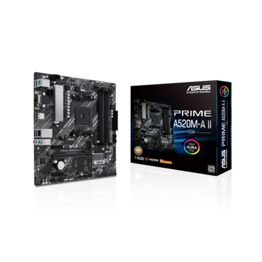 Tarjeta Madre ASUS PRIME A520M-A II Socket AM4 - DDR4, M.2, 4x USB 3.2