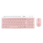 Kit Acteck Creator Virtuos Silk MK720 - Teclado y Mouse Inalámbrico Recargable Rosa