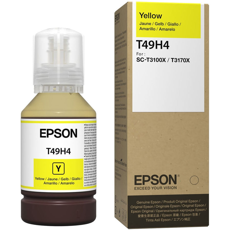 Cartucho Epson T49H Amarillo 140ml - Para Plotter T3170X Imagen principal del producto
