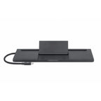 Docking Station Manhattan USB-C 11 Puertos - HDMI, DisplayPort, VGA, Ethernet, SD