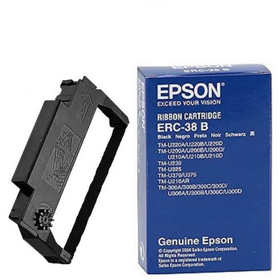 Cinta Epson ERC-38B Negra para Impresoras TMU-200/TM-300/TM-U325/TM-U375