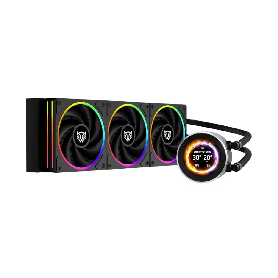 Enfriamiento Líquido Balam Rush BR-941808 - Pantalla OLED, 3 Ventiladores ARGB, 300W