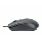 Mouse USB Manhattan 190190 - Óptico 1000 DPI, Ambidiestro, Cable 1m