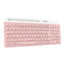 Kit Acteck Creator Virtuos Silk MK720 - Teclado y Mouse Inalámbrico Recargable Rosa