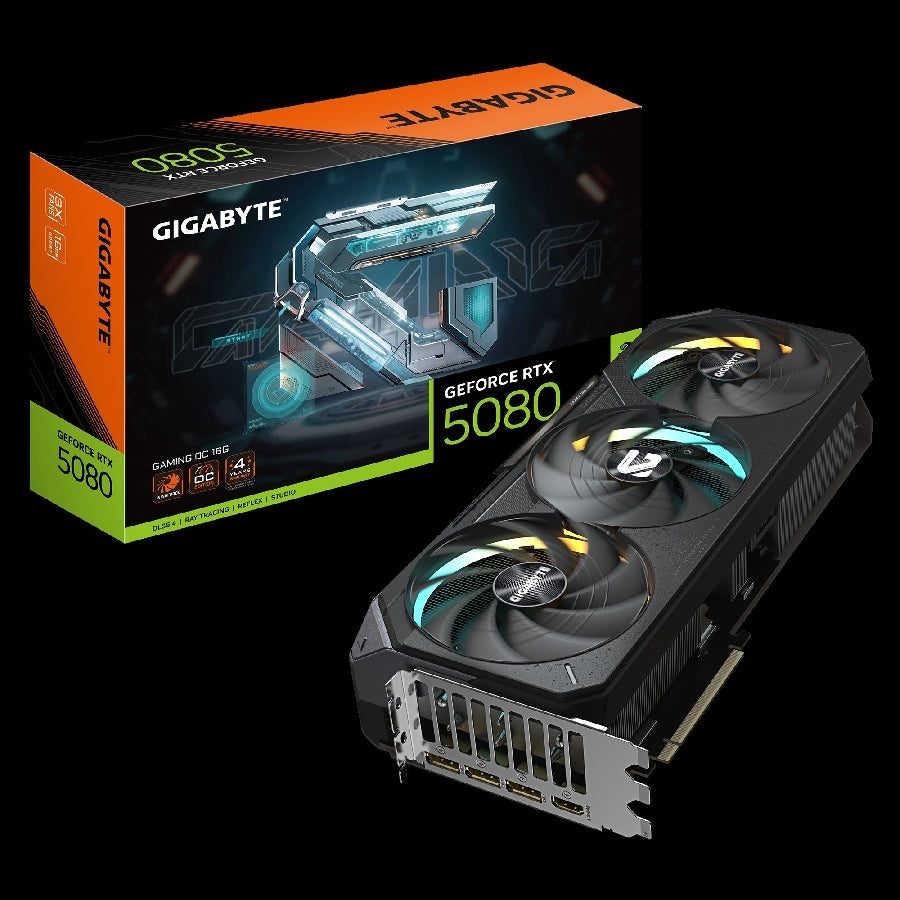 Tarjeta de Video GIGABYTE RTX 5080 Gaming OC 16GB GDDR7 - PCI-E 5.0 Imagen principal del producto