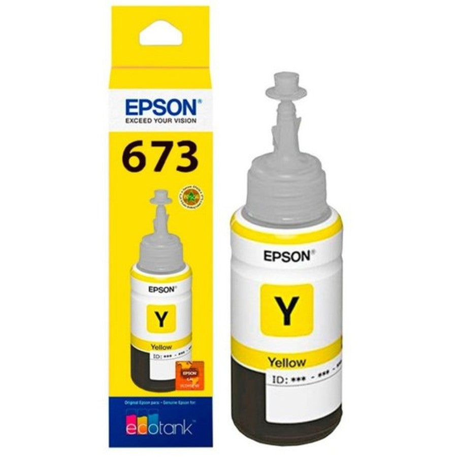 Cartucho Epson 673 Amarillo - Compatible L800, L805, L1800