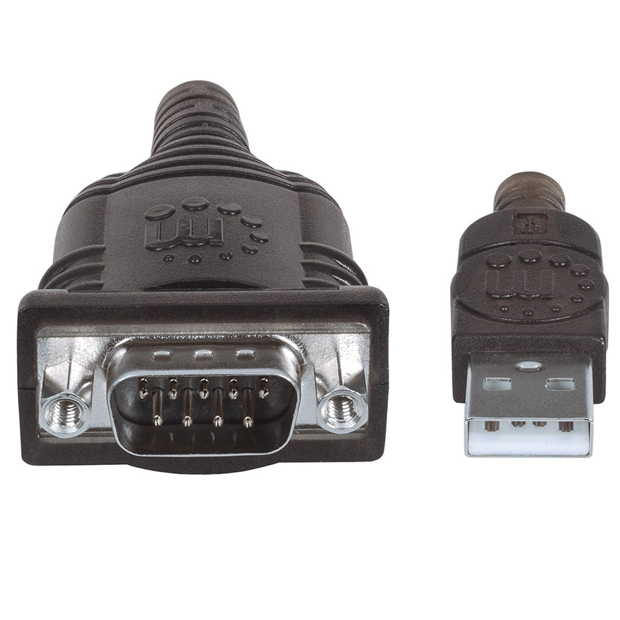 Convertidor Manhattan USB a Serial DB9 1.8m - Chipset PL-2303RA Imagen principal del producto