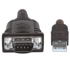 Convertidor Manhattan USB a Serial DB9 1.8m - Chipset PL-2303RA