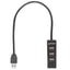 Hub USB Manhattan 163828 - 3 Puertos USB 2.0 y 1 Puerto USB 3.0
