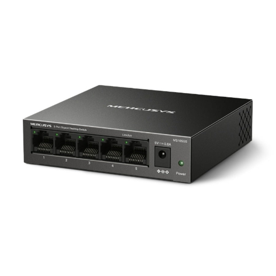Switch TP Link Mercusys MS105GS 5 Puertos Gigabit - Carcasa Metal