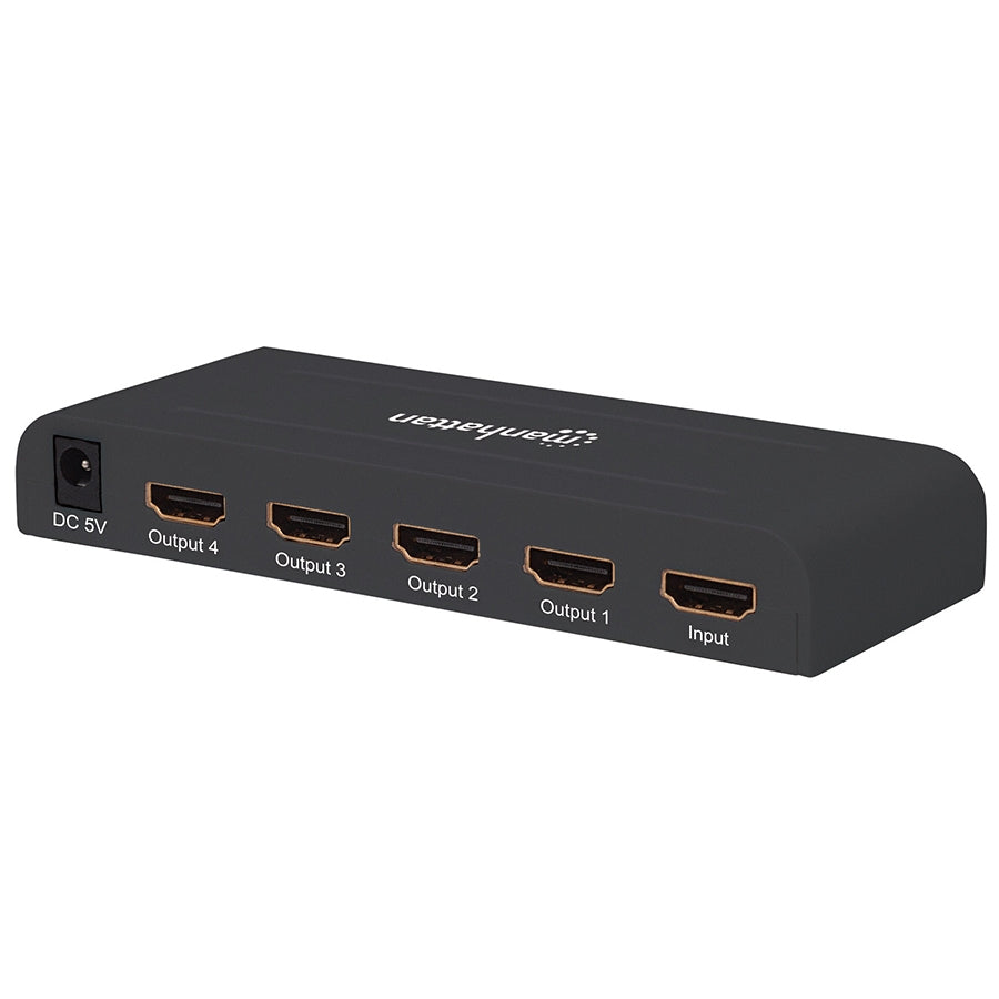 Video Splitter HDMI Manhattan 207515 - 4K 30Hz, 1 entrada 4 salidas Imagen secundaria del producto