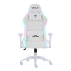 Silla Ocelot Gaming ORGB-White Thundra RGB - Reclinable, 150kg, Brazos 4D
