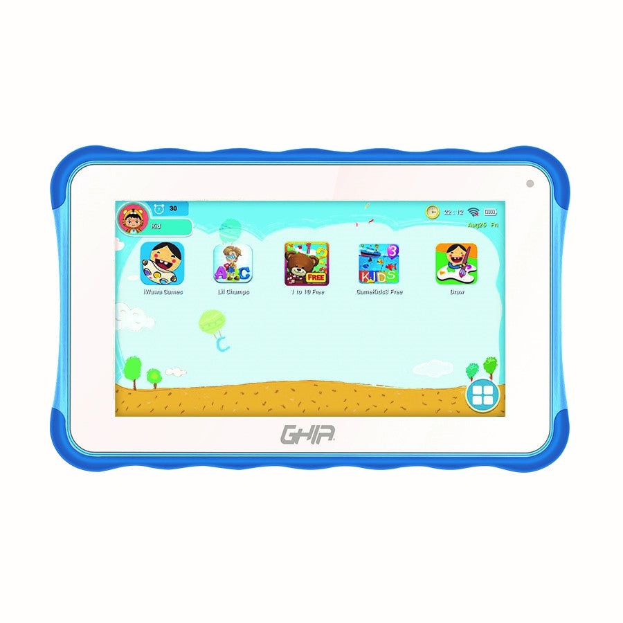 Tablet Ghia Toddler 7 Pulgadas - Quad Core, 2GB RAM, 32GB ROM, Android 11