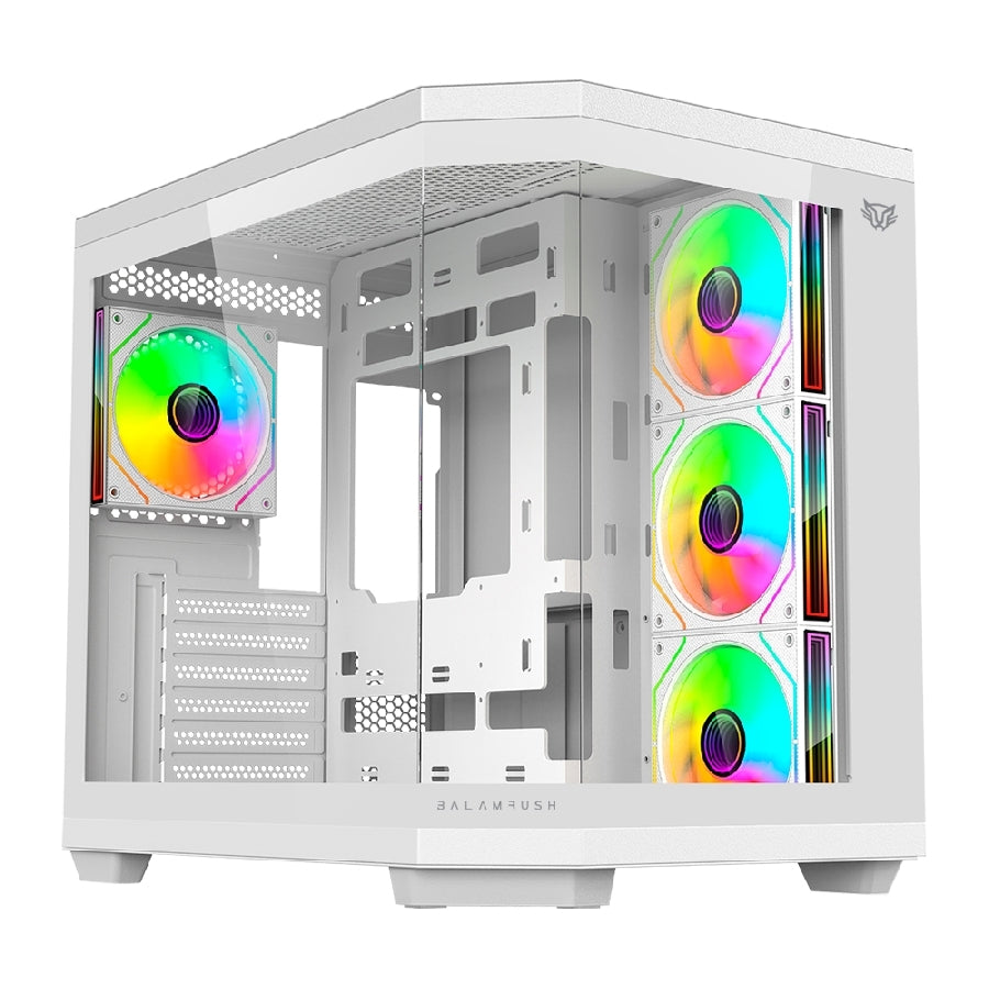Gabinete Gamer Balam Rush Tank Master 9600TB Media Torre - Cristal Templado, 4 Ventiladores ARGB Imagen principal del producto
